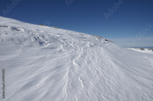 Paisajes de invierno en sierra nevada