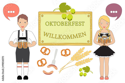 Oktoberfest Background.