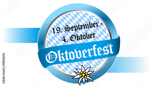 19. September - 4. Oktober Oktoberfest