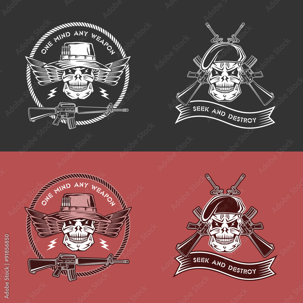 Fototapeta premium military emblems
