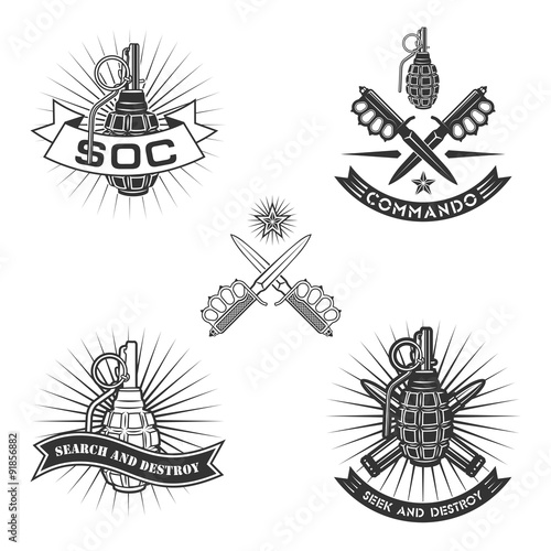 military emblems