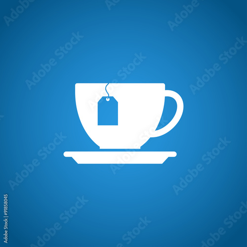 cup with tea bag icon