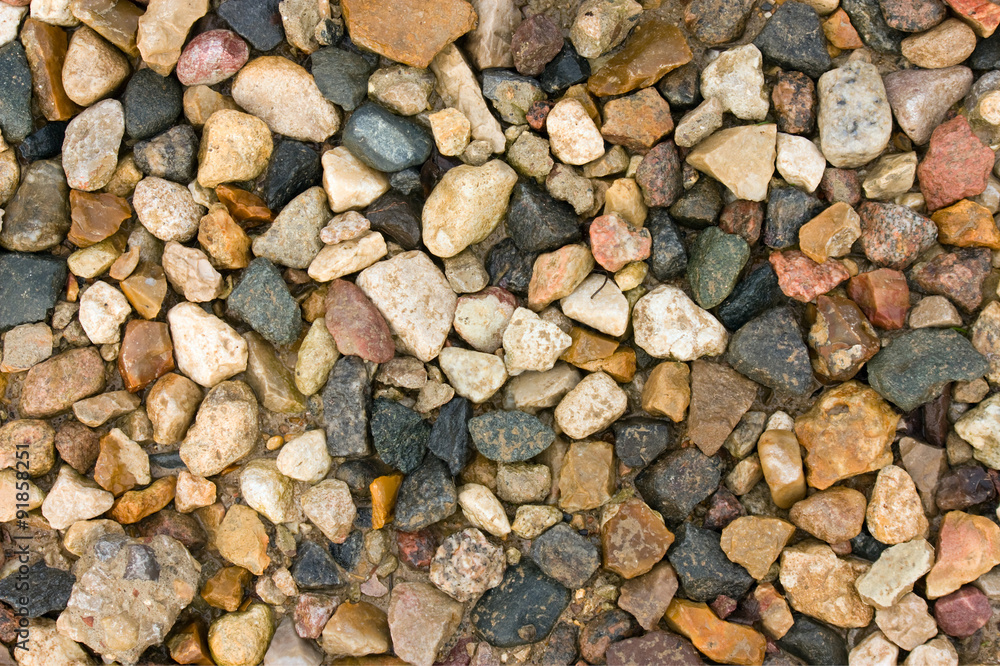 Colored macadam texture Colored macadam texture