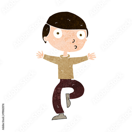 cartoon startled man