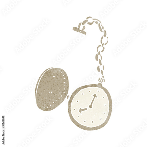 cartoon old watch