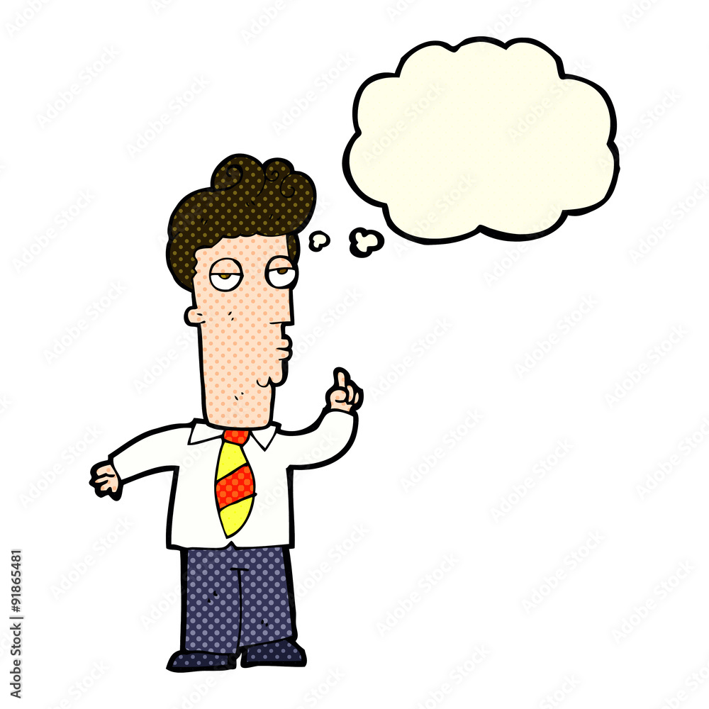 cartoon bored man asking question with thought bubble cartoon bored man asking question with thought bubble