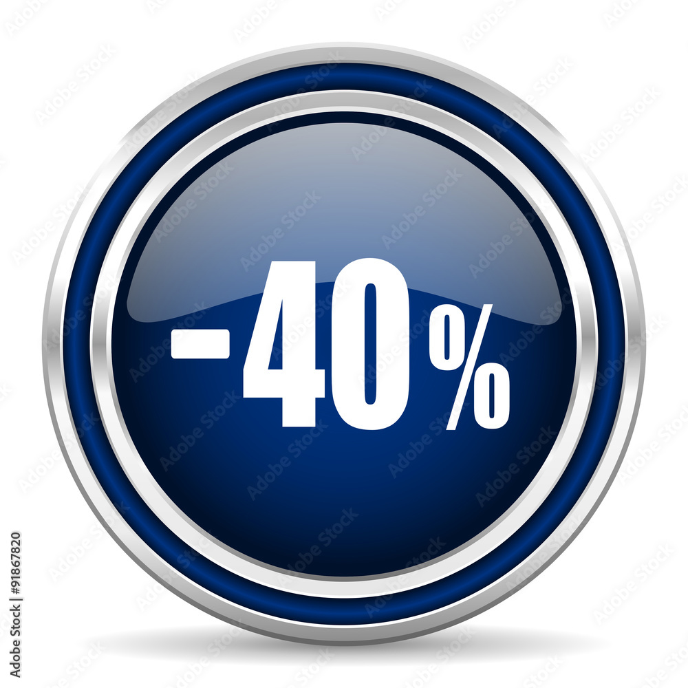 40 percent sale retail icon 40 percent sale retail icon