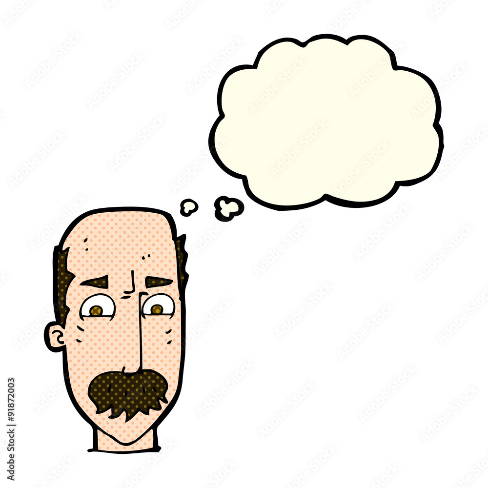 cartoon annnoyed old man with thought bubble cartoon annnoyed old man with thought bubble