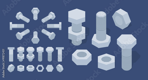 Screw-nuts and bolts