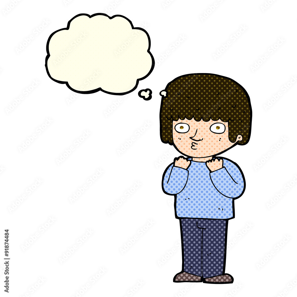 cartoon surprised man with thought bubble cartoon surprised man with thought bubble