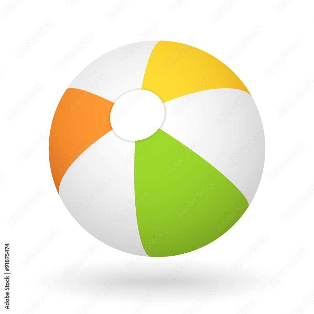 Fototapeta premium vector beach ball