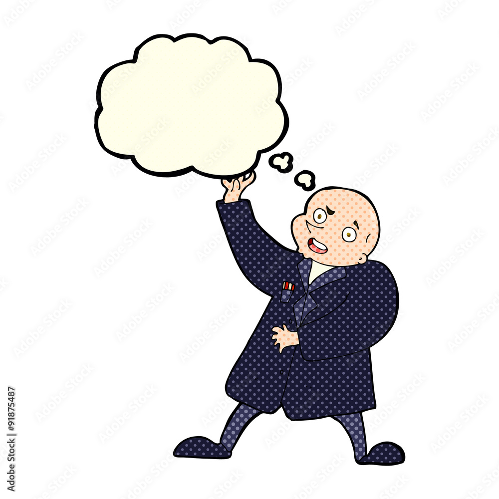 cartoon mad scientist with thought bubble cartoon mad scientist with thought bubble