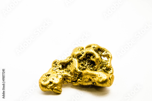 Bild auf Leinwand Gold nugget