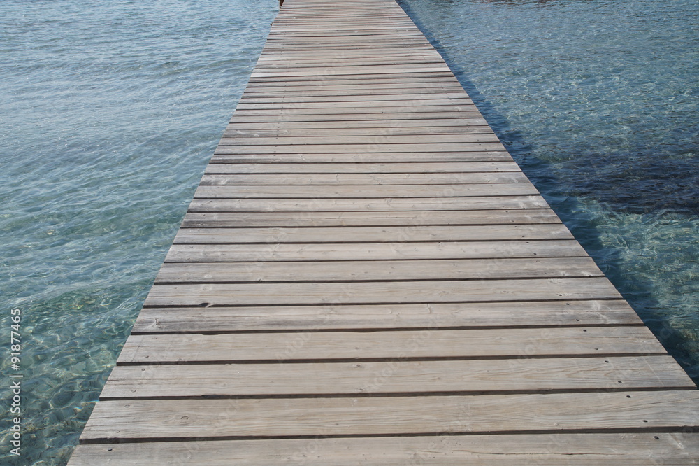 wood pier