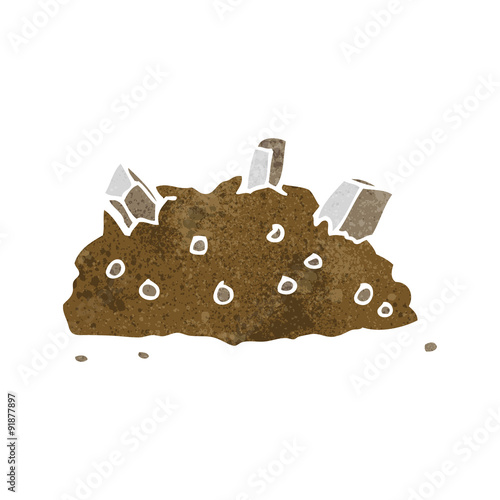 cartoon pile of rubble