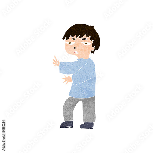 cartoon man gesturing