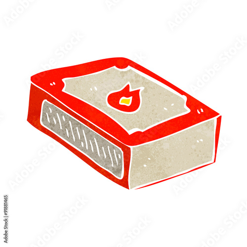 cartoon pack of matches