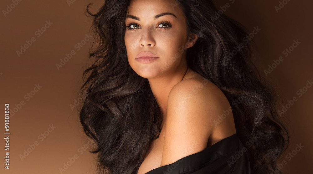 Beauty portrait of elegant woman.