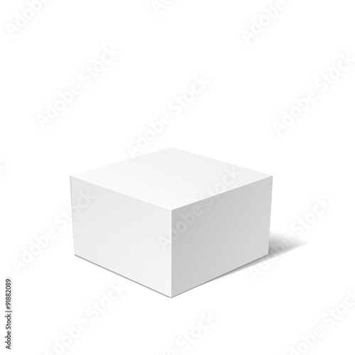 White box isolated  © lubashka