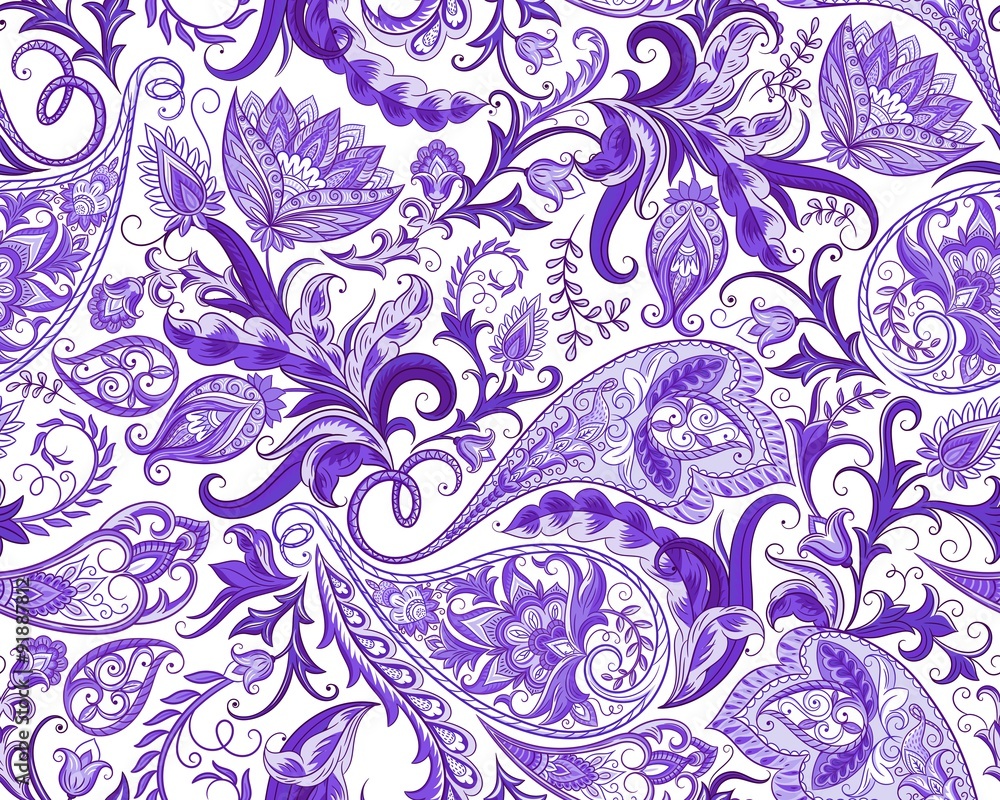 Arabic Flowers Seamless Pattern Arabic Flowers Seamless Pattern
