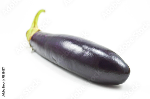 Wallpaper Mural single Brinjal Vegetable on white background Torontodigital.ca