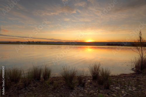 Sunset views over Duralia Lake Penrith