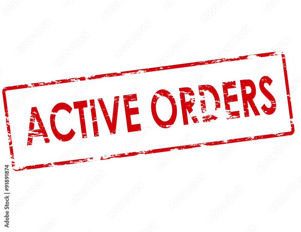 Active orders