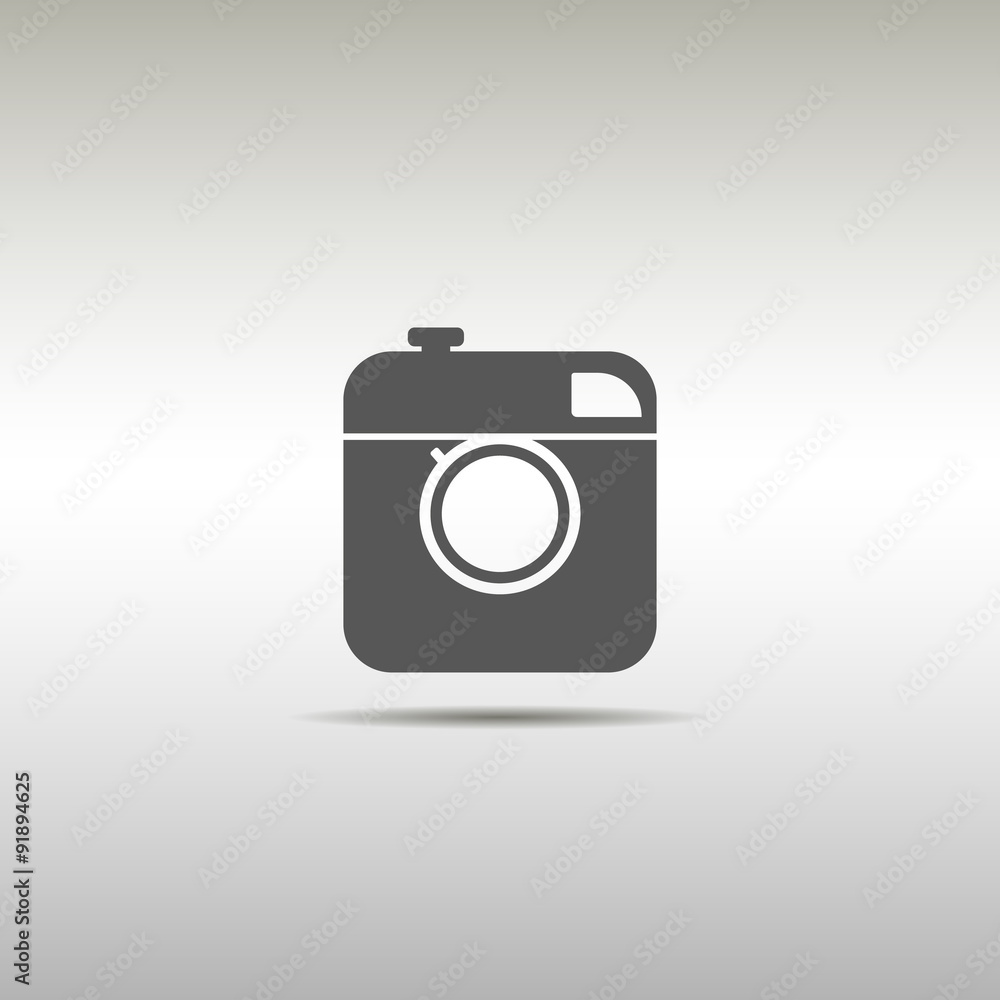 User interface camera lens icon