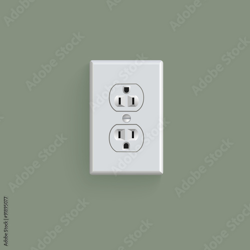 electrical outlet in the USA, power socket