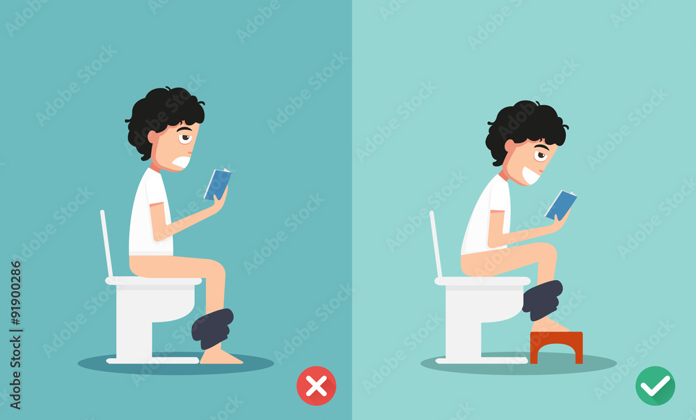 unhealthy vs healthy positions for defecate unhealthy vs healthy positions for defecate