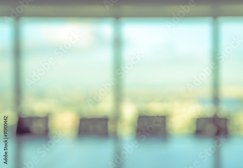 Blurred conference room for business concept background