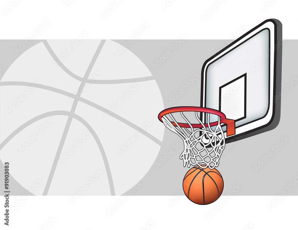 Basketball illustration Basketball illustration