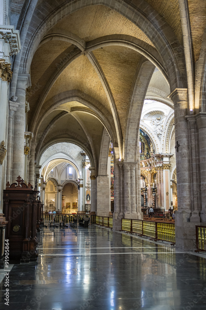 Valencia Cathedral interior