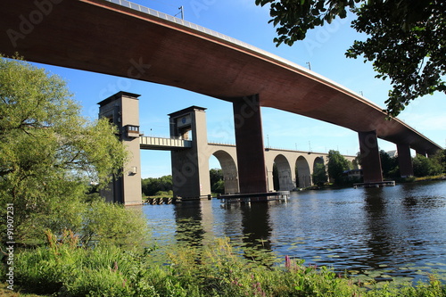Canvas Print Two bridges