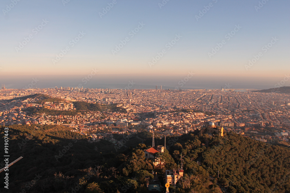 Obraz premium Hills in Barcelona