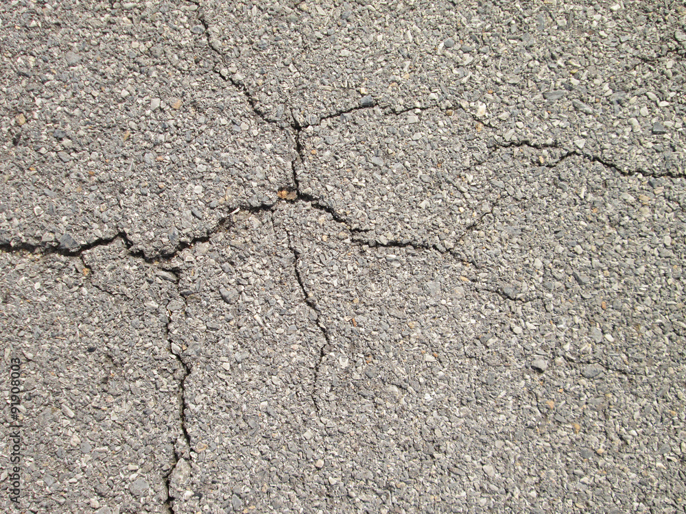 Obraz premium cracked asphalt background