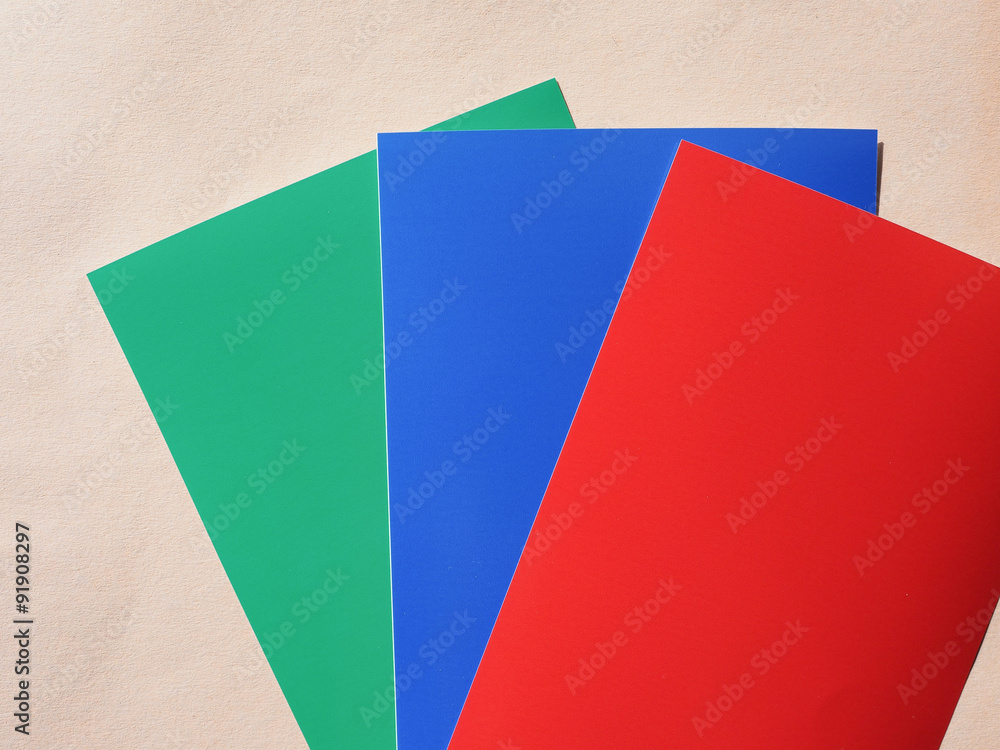 Colour samples Colour samples