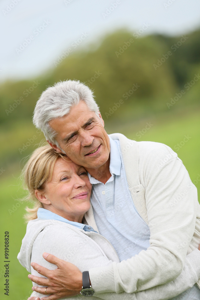In love senior couple embracing each other In love senior couple embracing each other