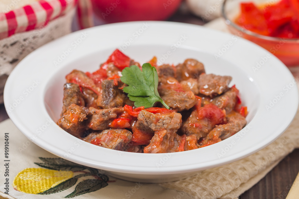 Meat stew with vegetables