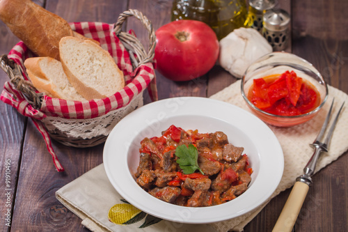 Meat stew with vegetables