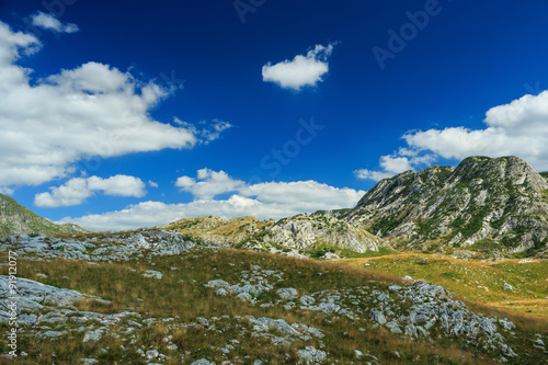 Mountains in the national park Durmitor in Montenegro, Balkans.