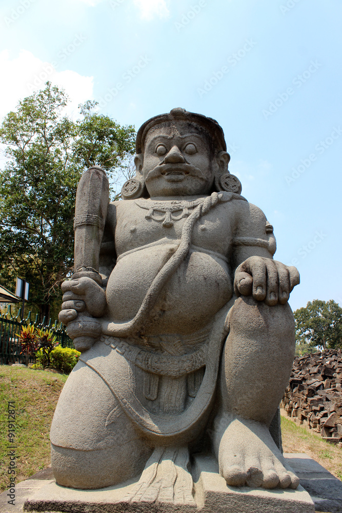 Temple bouddhiste Candi Sewu, yogyakarta, java, indonésie