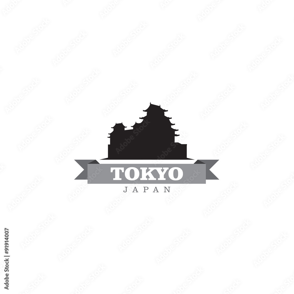 Tokyo Japan city symbol vector illustration