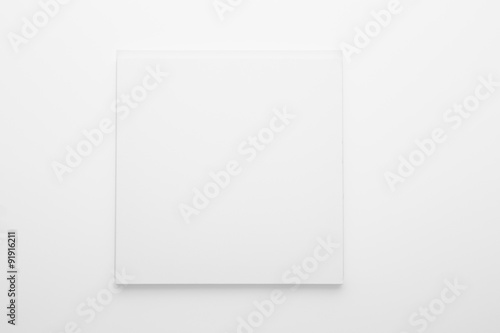 Blank white picture on white wall © Oleksandr Troshchylo