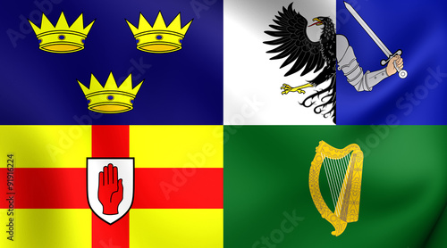 Four Provinces of Ireland Flag photo