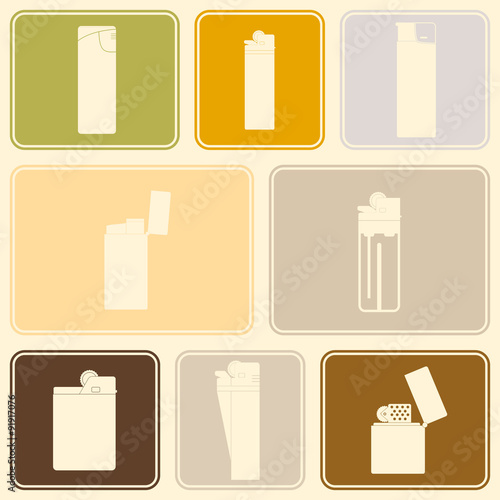 Seamless background with  lighter for your design