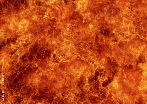 Background of fire. A continuous fire. The big fire, the red flame, the fire texture. Back with fire. Burning bright.