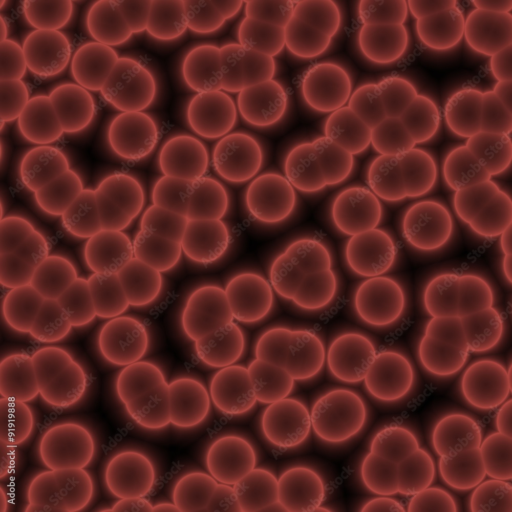 Abstract bacteria cells seamless texture or background Abstract bacteria cells seamless texture or background