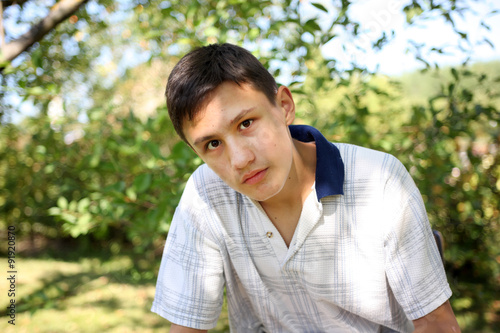 Funny Young Boy Portrait