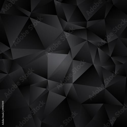 abstract black and white background consisting of triangles